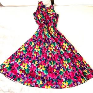 Vintage Cotton Floral Dress